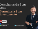 Consultoria é investimento
